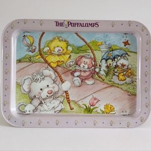 1987 Puffalumps Metal Lap Tray Fisher-Price